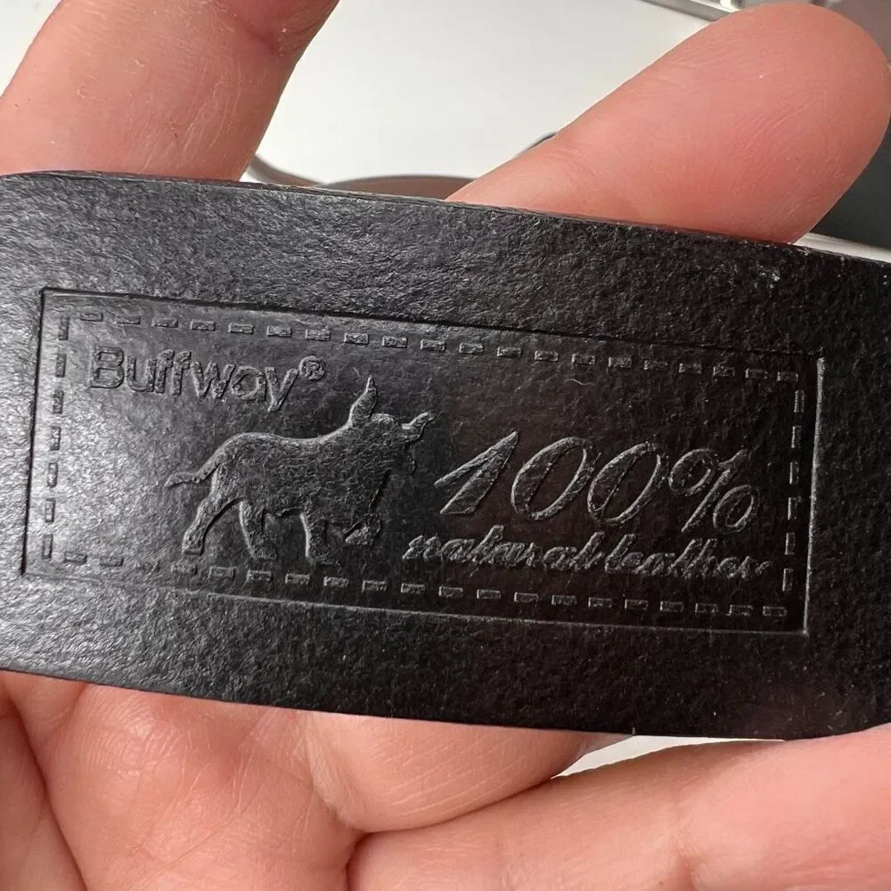 Buffway leather man’s belt size 36